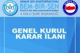 Galeri için tıklayınız... 4 nolu Şube Genel Kurul İlanı