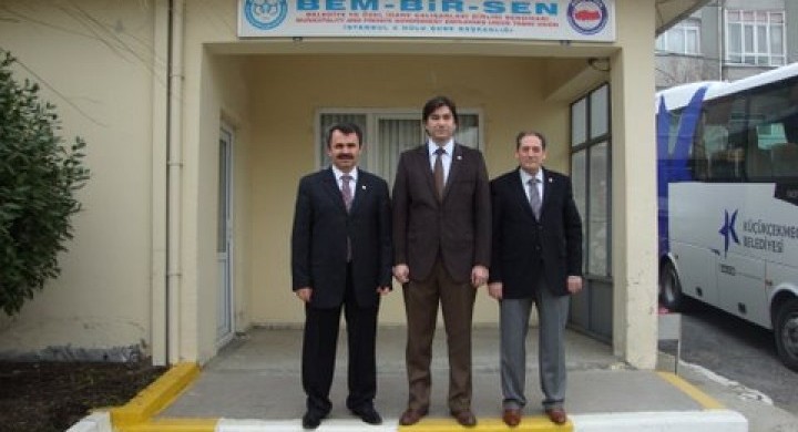 GENEL SEKRETER�M�Z LEVENT USLU �LE E��T�M SEKRETER�M�Z RECAY� KARSLI �UBEM�Z� Z�YARET ETT�.